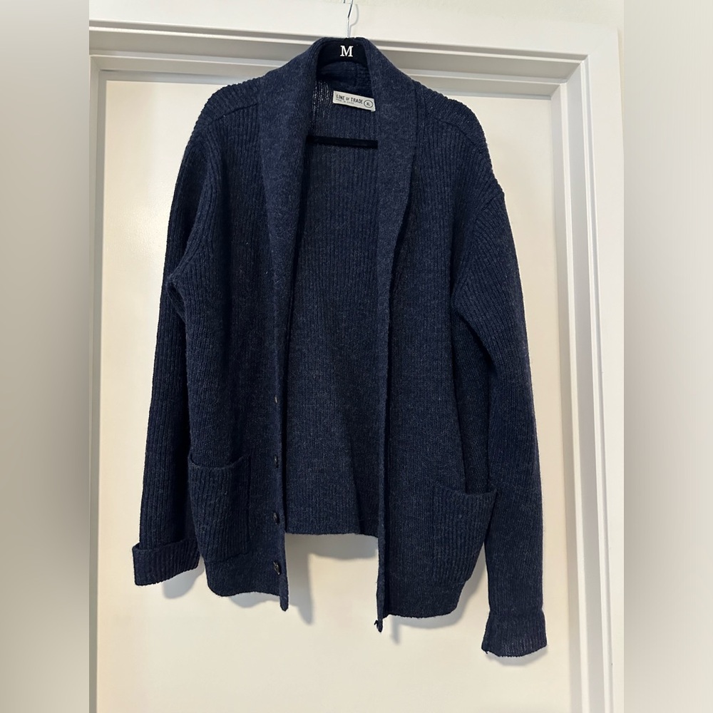 Line of trade blue sweater